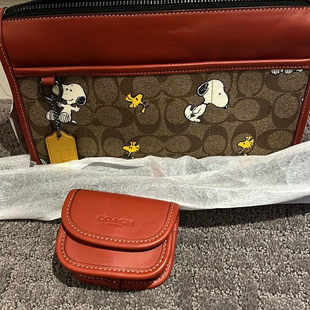 Coach Peanuts Crossbody Purse Bag